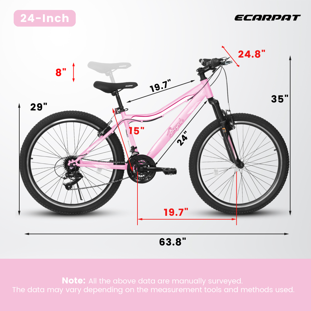 Bicicleta de montaña de 24/26  - Carbon Bike Frame reseña y precio